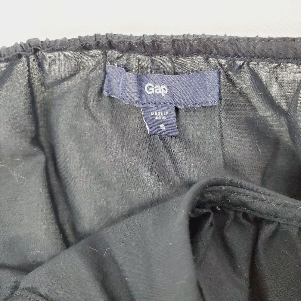 GAP Small BLACK Ruffle Tank Top - Picture 7 of 7